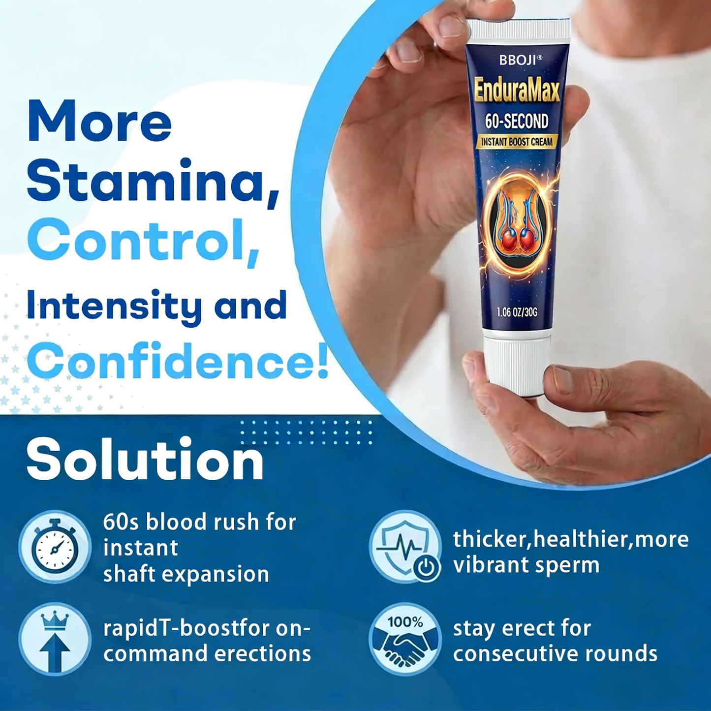 BBOJI® Exon-Max 60 Instant Erection Cream