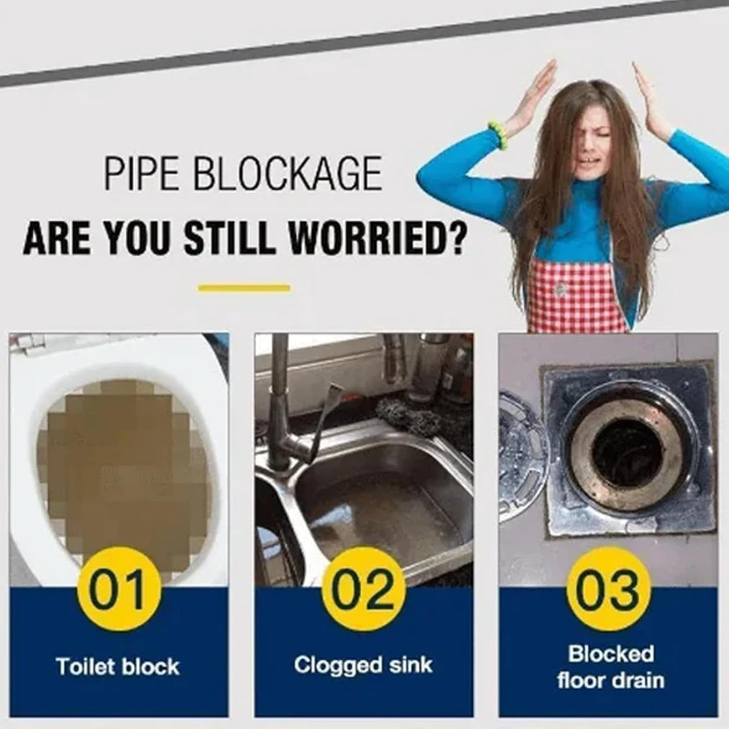 🎁 Warehouse Clearance ⏰Buy 5 Get 4 Free🔥Sink & Drain Cleaner By Dr. Daniel Carter