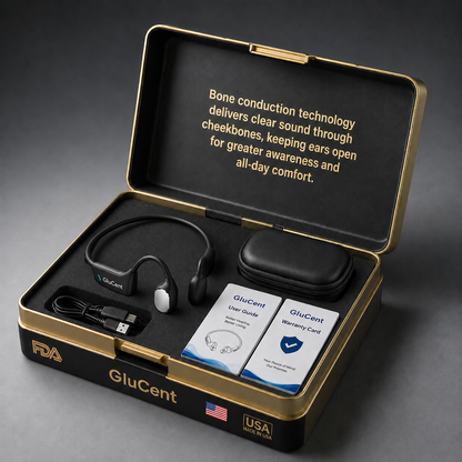 🔥 Final 2 Hours : Only Limited Stock Left🏆GluCent®  Bone Conduction Smart Hearing Headphones （Mayo Clinic Recommended）