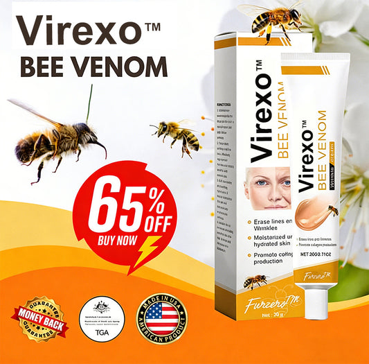 👨‍⚕️ Made and Shipped from US🏆 10,000 Sold This Week✨🎁✅  Bee Venom Wrinkle Removal Cream