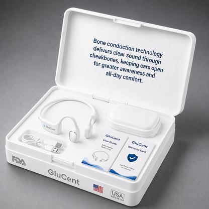 🔥 Final 2 Hours : Only Limited Stock Left🏆GluCent®  Bone Conduction Smart Hearing Headphones （Mayo Clinic Recommended）