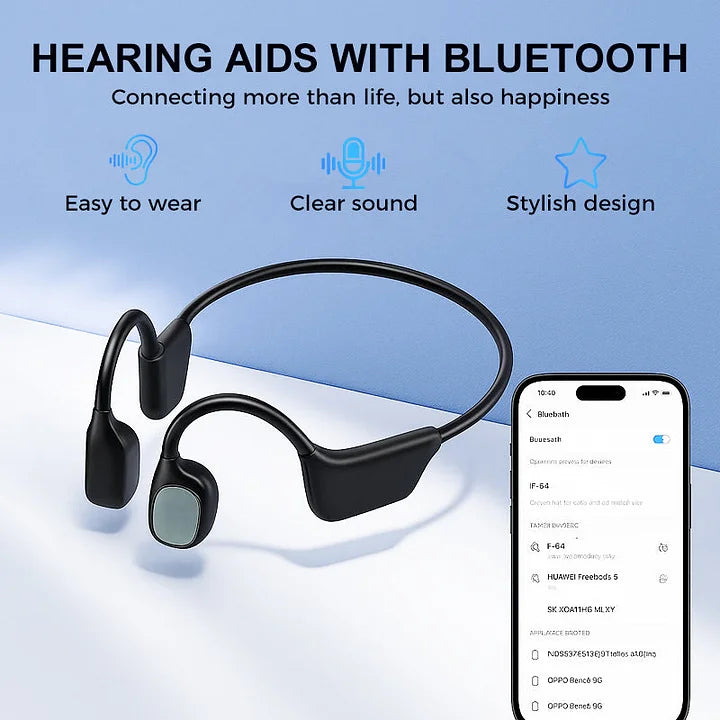 ⚡Flash Sale 🏆50K+ SOLD! Almost Gone-🔥Still Struggling to Hear Clearly? Try This Open-Ear Bone Conduction Headset
