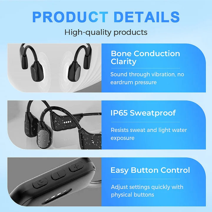 ⚡Flash Sale 🏆50K+ SOLD! Almost Gone-🔥Still Struggling to Hear Clearly? Try This Open-Ear Bone Conduction Headset