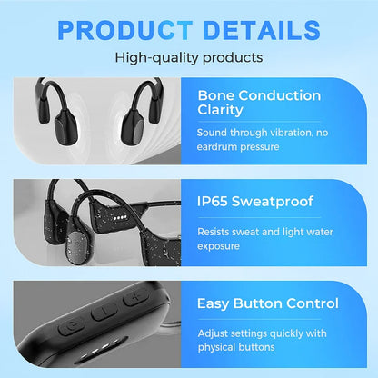 ⚡Flash Sale 🏆50K+ SOLD! Almost Gone-🔥Still Struggling to Hear Clearly? Try This Open-Ear Bone Conduction Headset