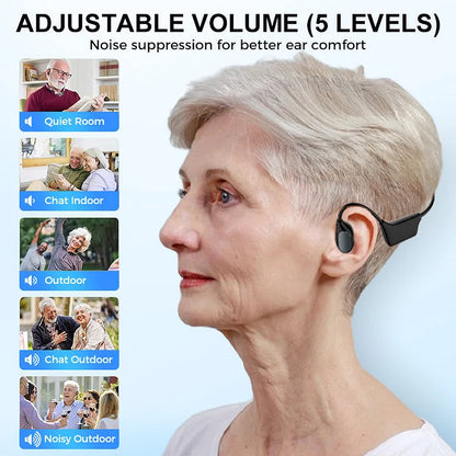 ⚡Flash Sale 🏆50K+ SOLD! Almost Gone-🔥Still Struggling to Hear Clearly? Try This Open-Ear Bone Conduction Headset