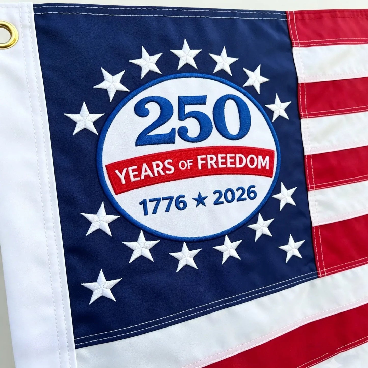 🇺🇸 🦅USA 250th Anniversary Commemorative Flag — Double-Sided Embroidered