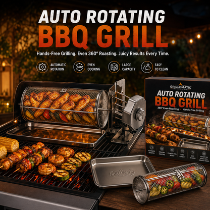 𝐎𝐟𝐟𝐢𝐜𝐢𝐚𝐥 𝐁𝐫𝐚𝐧𝐝 𝐒𝐭𝐨𝐫𝐞🔥3,155 sold in last 24 hours🔥 Automatic Rotating BBQ Grill Rack